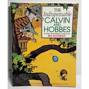 The Indispensable Calvin and Hobbes Treasury Bill Watterson 1992 Paperback Book